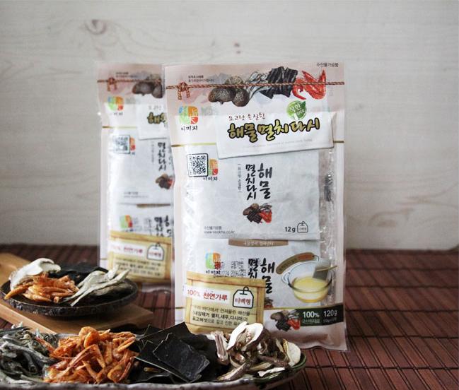 Seafood tea bags with anchovy  Made in Korea